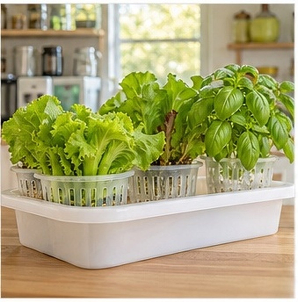 Indoor Plants - 4 pots pour plantes hydroponiques, en