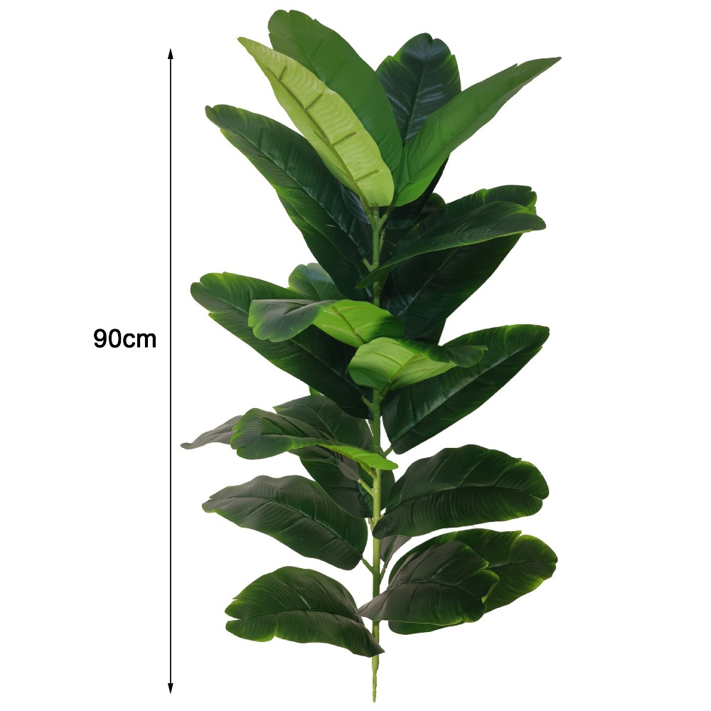 Fiddle Leaf Fig - Grand arbre artificiel en plastique vert,
