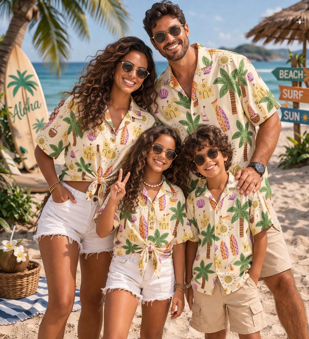 The Plant Parent - Chemise Hawaïenne pour Enfants, Motif Imprimé