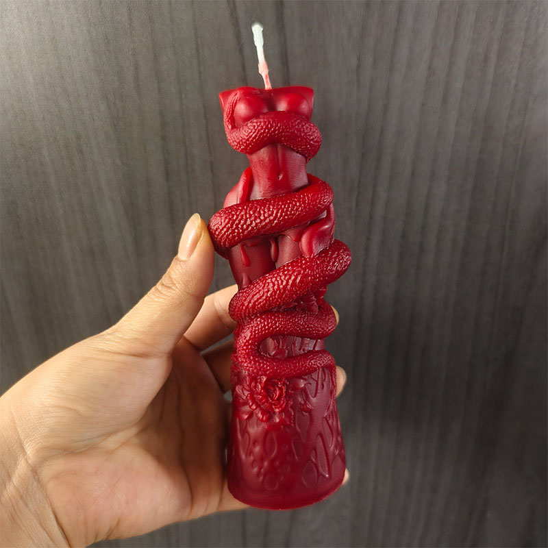 Snake Plant - Moule à bougie en Silicone serpent