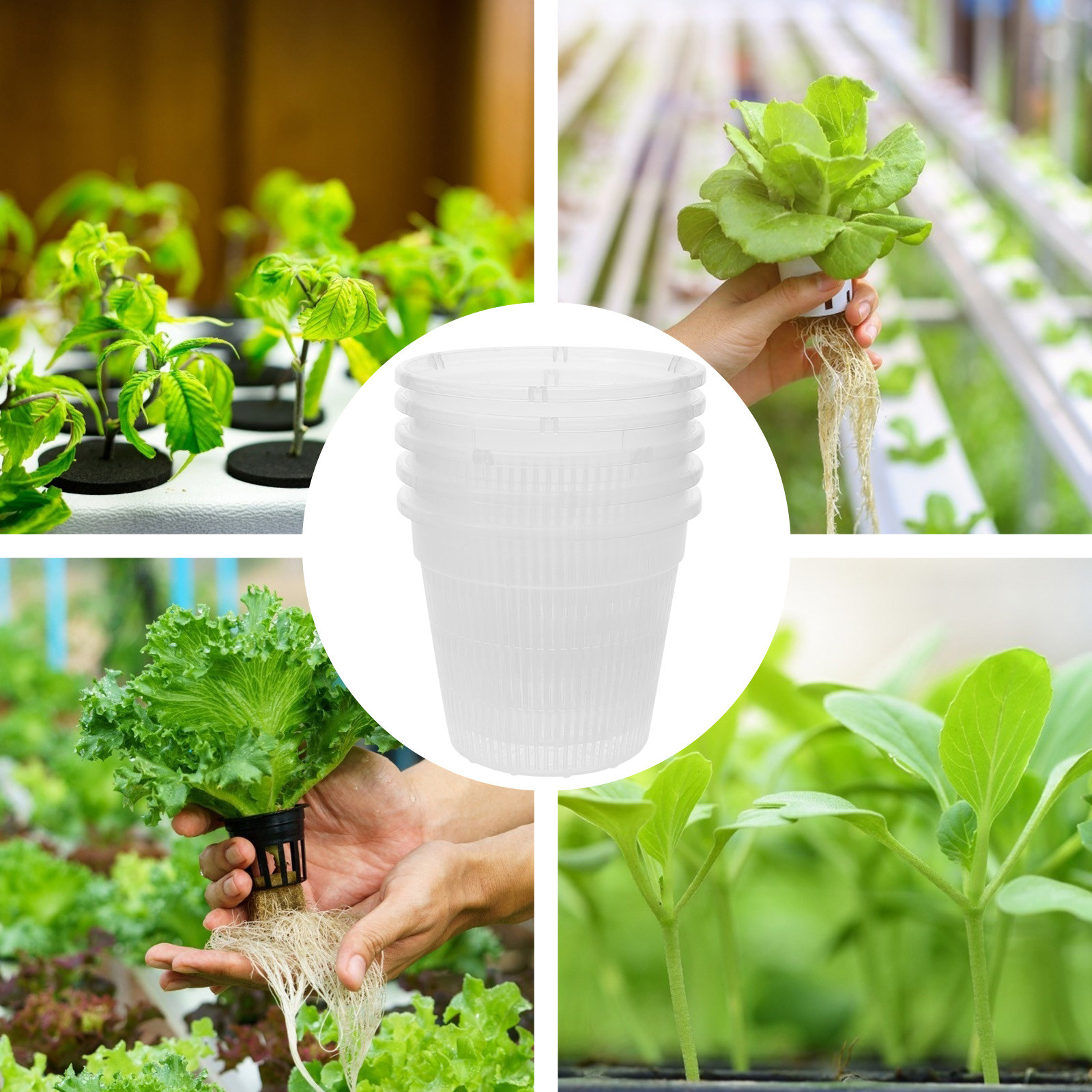 5 pots en filet pour culture h - Indoor Plants avis et prix