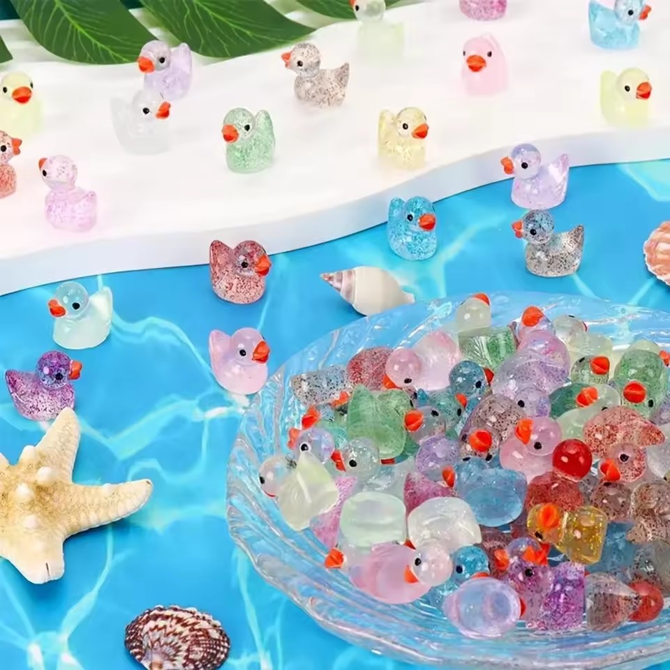 Mini-canard en résine avec pai - Pothos avis et prix