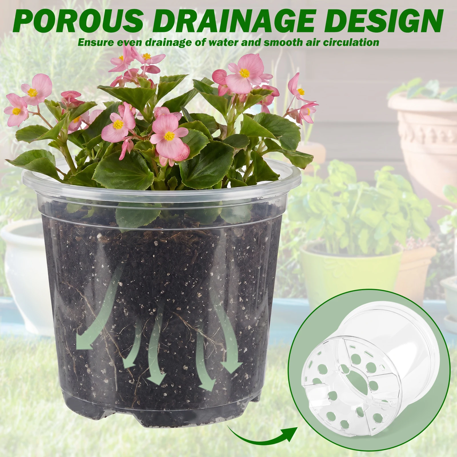 25 pots de pépinière transpare - Repotting Mat avis et prix